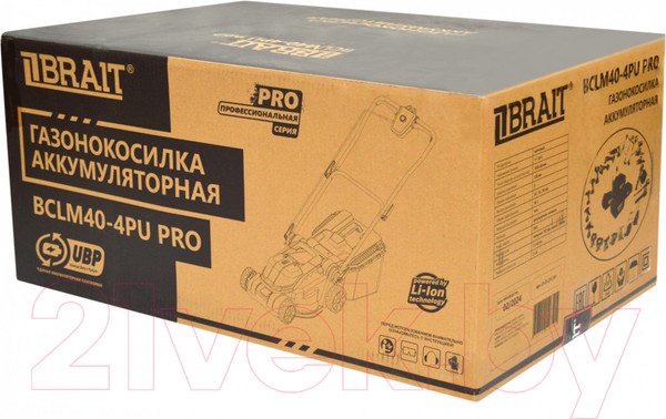 Изображение товара Газонокосилка аккумуляторная Brait BCLM40-4PU PRO