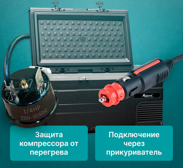 Изображение товара Автохолодильник Alpicool TS120 (12/24)