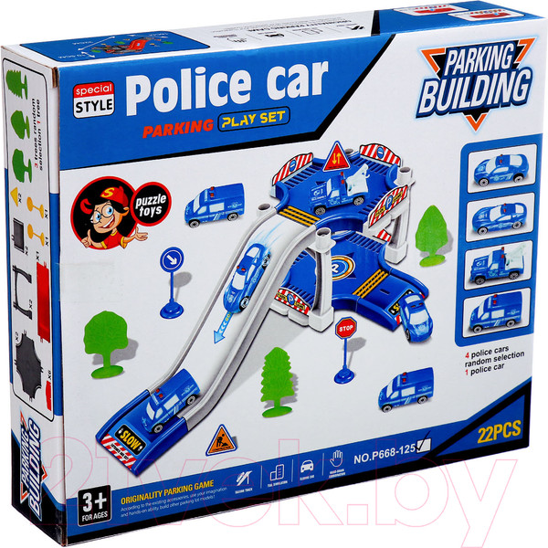 Изображение товара Паркинг игрушечный Sima-Land Полицейская часть P668-125 / 10417955
