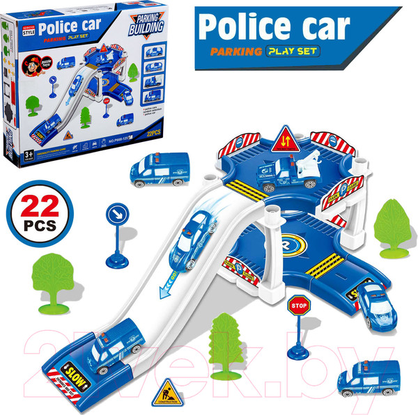 Изображение товара Паркинг игрушечный Sima-Land Полицейская часть P668-125 / 10417955