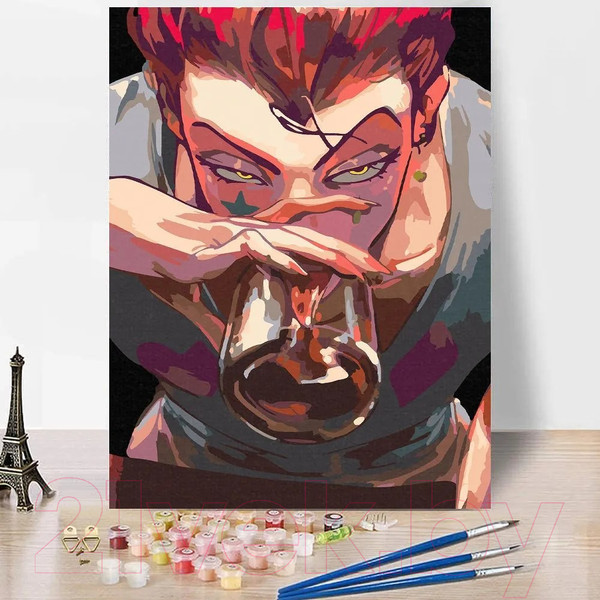Изображение товара Картина по номерам Red Panda Хисока Hunter x Hunter p55233