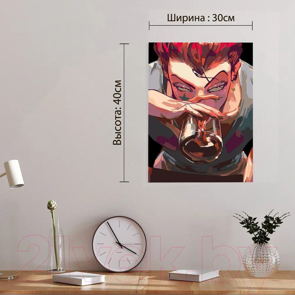 Изображение товара Картина по номерам Red Panda Хисока Hunter x Hunter p55233