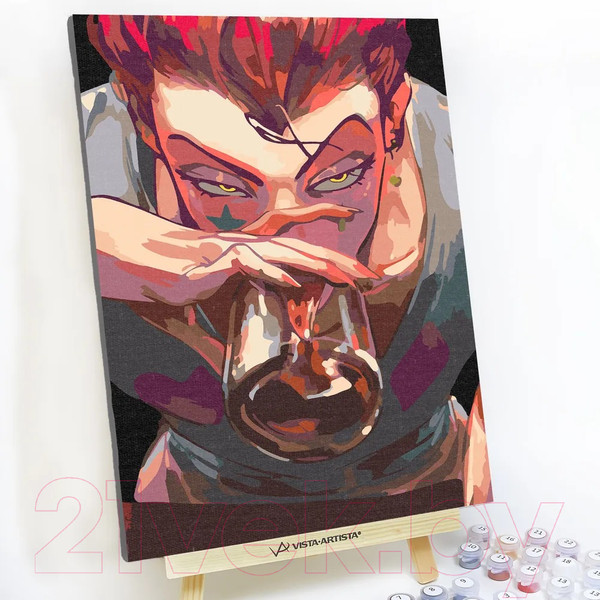 Изображение товара Картина по номерам Red Panda Хисока Hunter x Hunter p55233