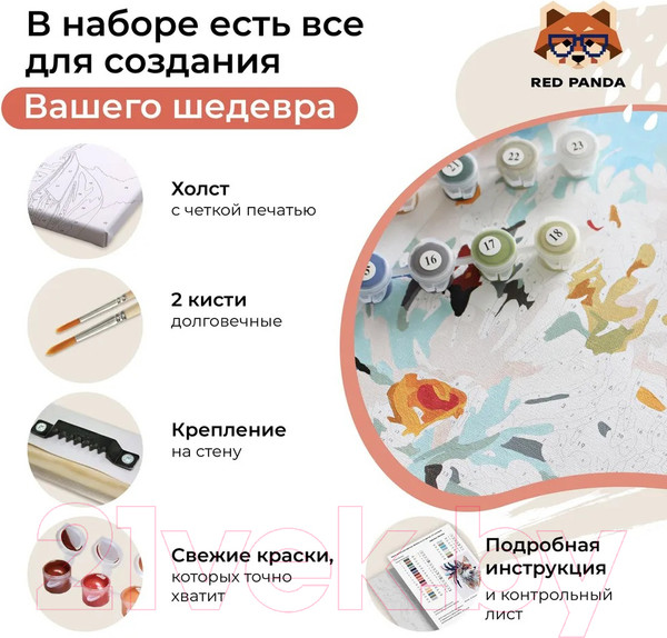 Изображение товара Картина по номерам Red Panda Гето Сугуру Магическая Битва p55238