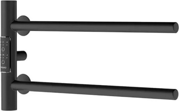 Изображение товара Полотенцесушитель электрический Маргроид Ferrum Cook СНШ 18x40 (черный матовый, таймер слева)
