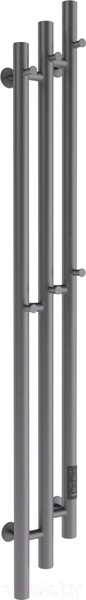 Изображение товара Полотенцесушитель электрический Маргроид Ferrum Inaro 3 Cascade СНШ 120x6 (графит, таймер справа)