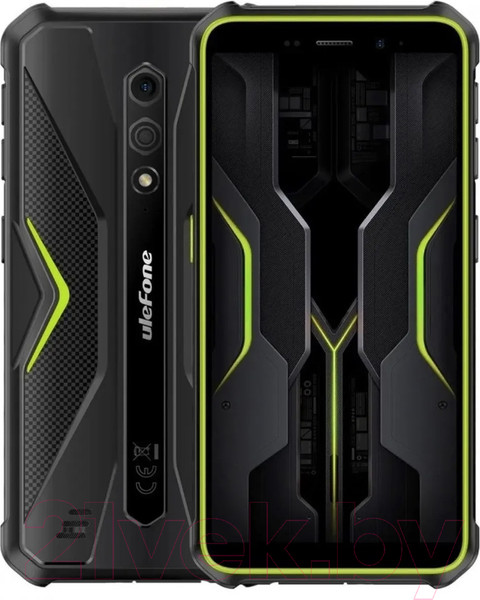 Изображение товара Смартфон Ulefone Armor X12 Pro 4GB/64GB (черный/зеленый)