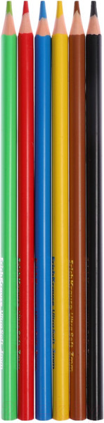 Изображение товара Набор цветных карандашей Erich Krause Kids Space Animals / 61781 (6цв)