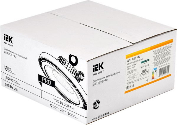 Изображение товара Светильник ЖКХ IEK PR-DSP0-3020-100-120-K23