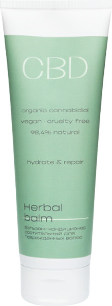 Изображение товара Бальзам для волос Levrana CBD Растительный для поврежденных волос (250мл)