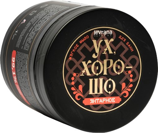 Изображение товара Мыло густое Levrana Янтарное Натуральное мягкое для бани (500мл)