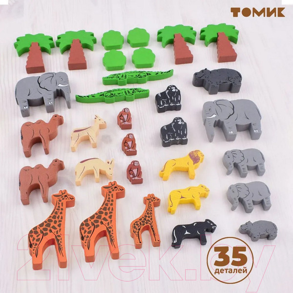 Изображение товара Конструктор Томик Африка / 789453 (35эл)