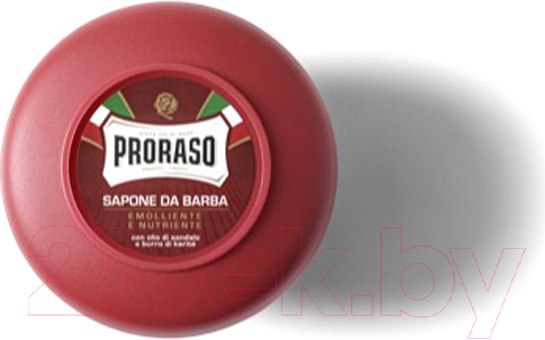 Изображение товара Мыло твердое Proraso Для бритья питательное с маслом сандала и маслом ши (150мл)