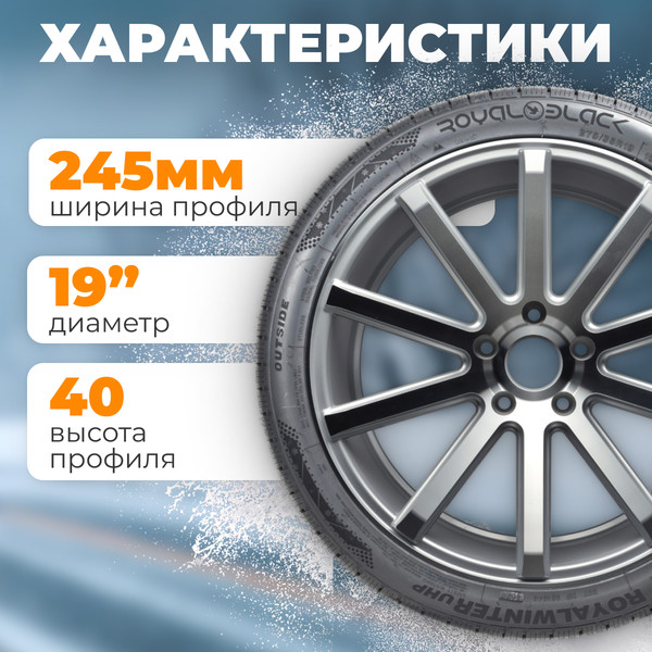 Изображение товара Зимняя шина ROYAL BLACK Royal Winter UHP 245/40R19 98VXL