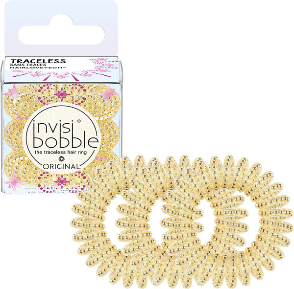 Изображение товара Набор резинок для волос Invisibobble Original Gold Rush