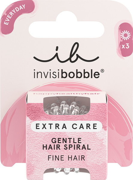 Изображение товара Набор резинок для волос Invisibobble Extra Care Crystal Clear
