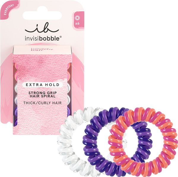 Изображение товара Набор резинок для волос Invisibobble Extra Hold Twirl Boss (6шт)