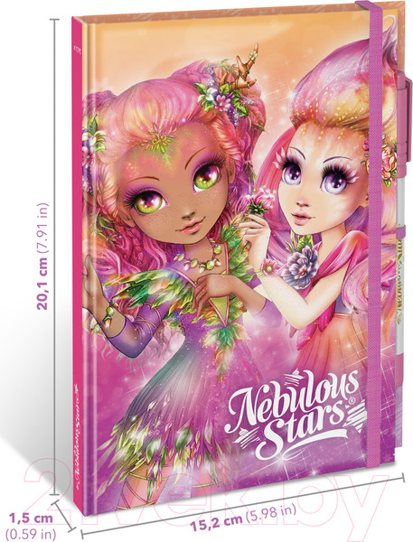 Изображение товара Записная книжка Nebulous Stars Hazelia / 11579-3_NSDA