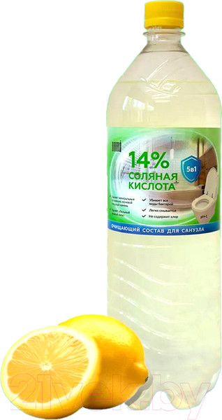 Изображение товара Растворитель Barro Соляная кислота 14% (1.5л)