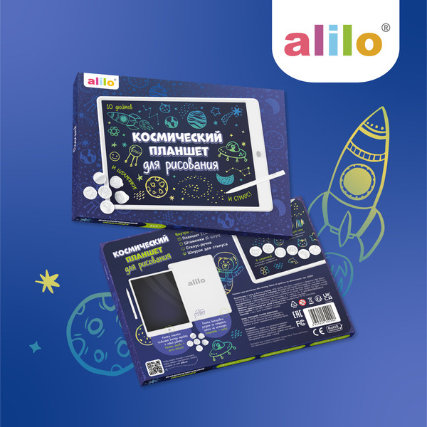Изображение товара Электронный блокнот Alilo Космический планшет / 60299