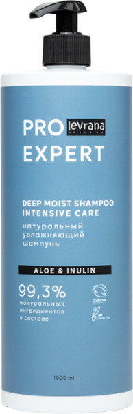 Изображение товара Шампунь для волос Levrana Pro Expert Натуральный увлажняющий (1л)