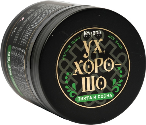 Изображение товара Мыло густое Levrana Пихта и сосна Натуральное мягкое для бани (500мл)