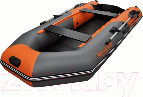 Изображение товара Надувная лодка Муссон 3000 С (серый/оранжевый)