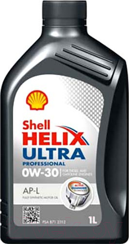Изображение товара Моторное масло Shell Helix Ultra Professional AP-L 0W30 (1л)