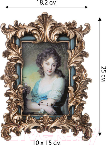 Изображение товара Рамка Lefard Рококо 504-406