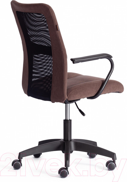 Изображение товара Кресло офисное Tetchair Staff флок/ткань (коричневый/черный, 6/W-11)