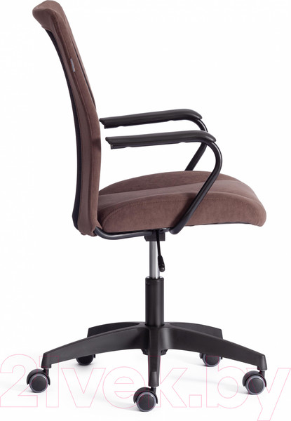 Изображение товара Кресло офисное Tetchair Staff флок/ткань (коричневый/черный, 6/W-11)