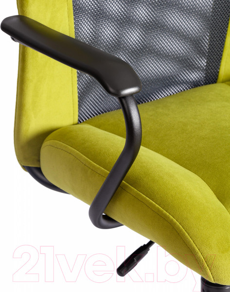 Изображение товара Кресло офисное Tetchair Staff флок/ткань (олива/серый, 23/W-12)