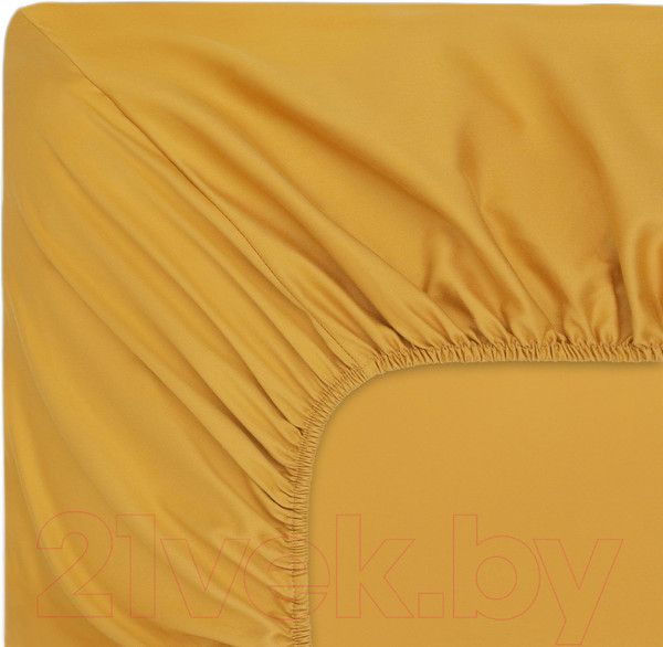 Изображение товара Простыня Sofi de Marko Мармис 180х200х30 / Пр-мс-180х200х30гор (горчичный)