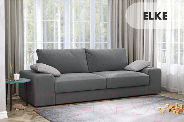 Изображение товара Диван Mio Tesoro Elke Base (Velutto 12 серый)