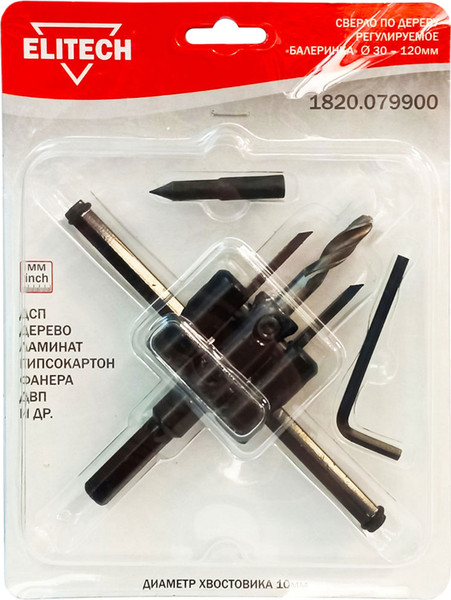 Изображение товара Сверло Elitech 189201