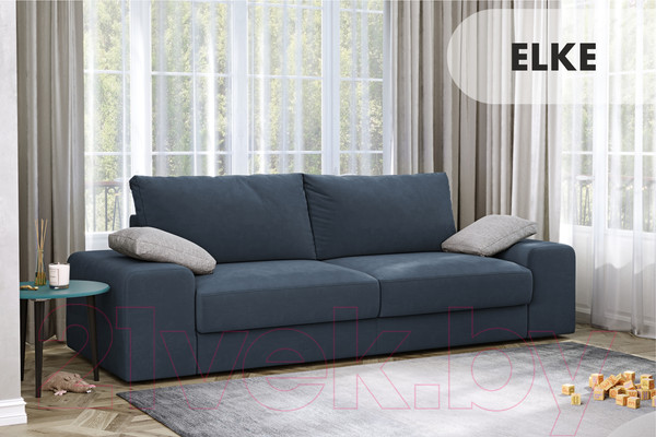 Изображение товара Диван Mio Tesoro Elke Base (Velutto 48 синий)