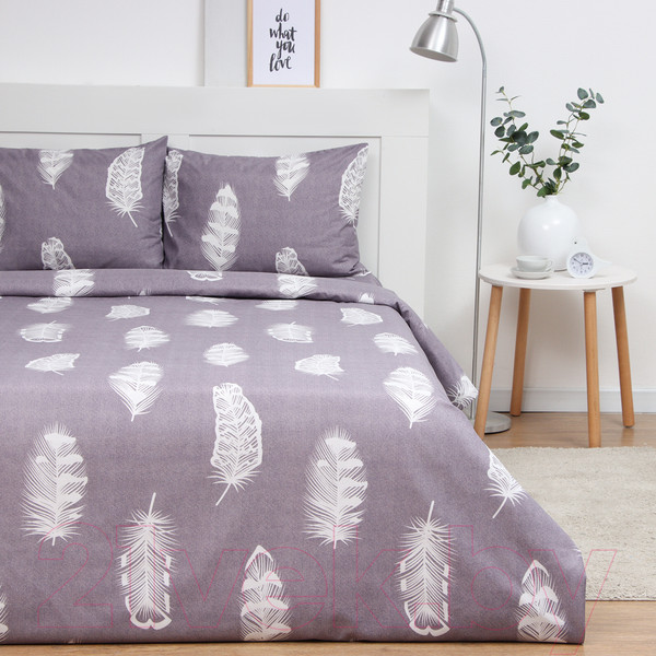 Изображение товара Комплект постельного белья Экономь и я Feather Евро / 10624096