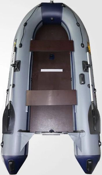 Изображение товара Надувная лодка Муссон 3200 СК Best (серый/синий)