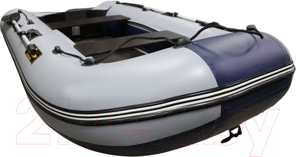 Изображение товара Надувная лодка Муссон 3000 СК-440 (серый/синий)