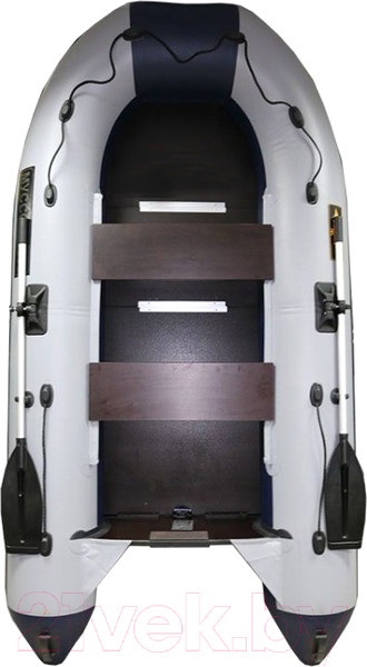 Изображение товара Надувная лодка Муссон 3000 СК-440 (серый/синий)