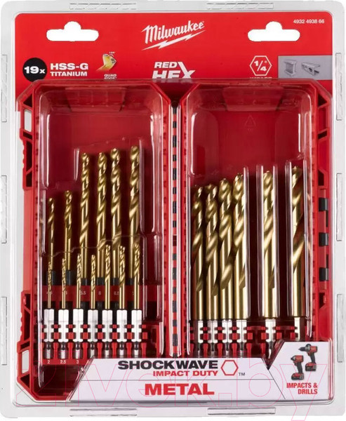 Изображение товара Набор сверл Milwaukee 4932493866