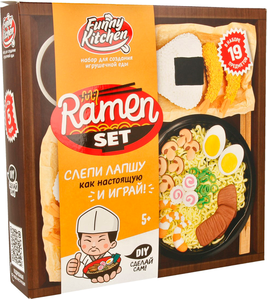Изображение товара Набор для лепки Slime Лаборатория Funny Kitchen Ramen Set / SS500-40217