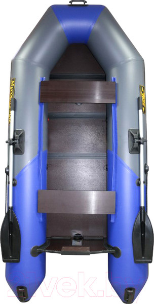Изображение товара Надувная лодка Муссон 2800 СК LIGHT (серый/синий)