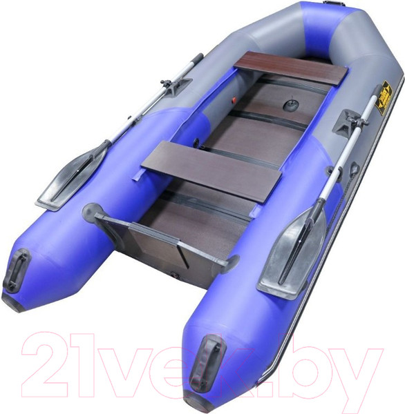 Изображение товара Надувная лодка Муссон 2800 СК LIGHT (серый/синий)