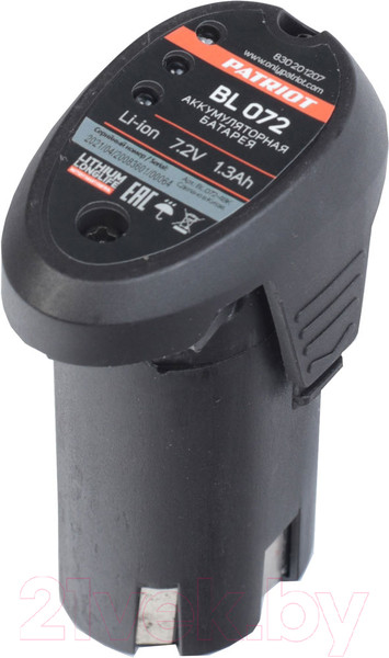 Изображение товара Аккумулятор для электроинструмента PATRIOT BL072 7.2В 2.0Ач