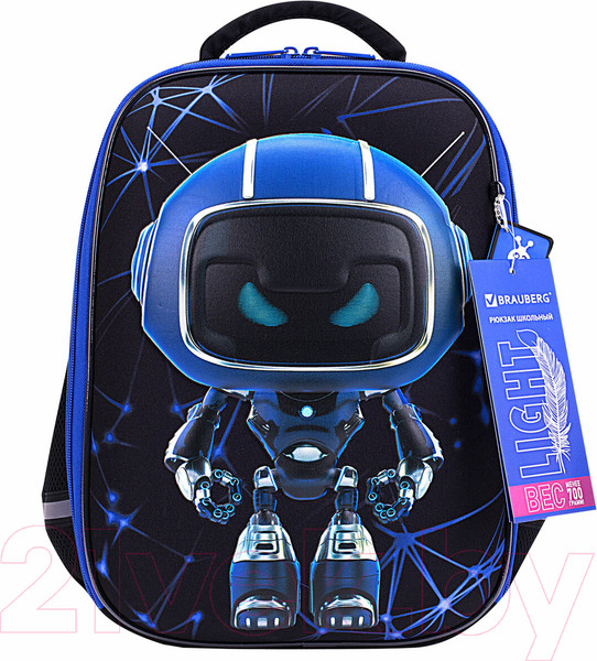 Изображение товара Школьный рюкзак Brauberg Light. Evil Robot / 272028