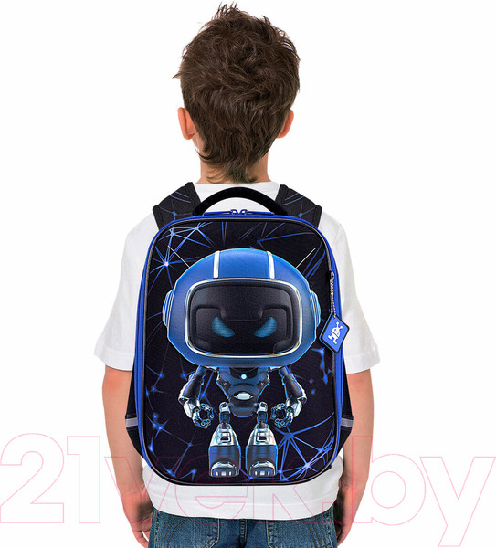 Изображение товара Школьный рюкзак Brauberg Light. Evil Robot / 272028