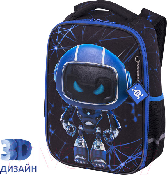 Изображение товара Школьный рюкзак Brauberg Light. Evil Robot / 272028