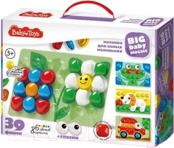 Изображение товара Развивающая игра Baby Toys Мозаика Цветочек / 03583