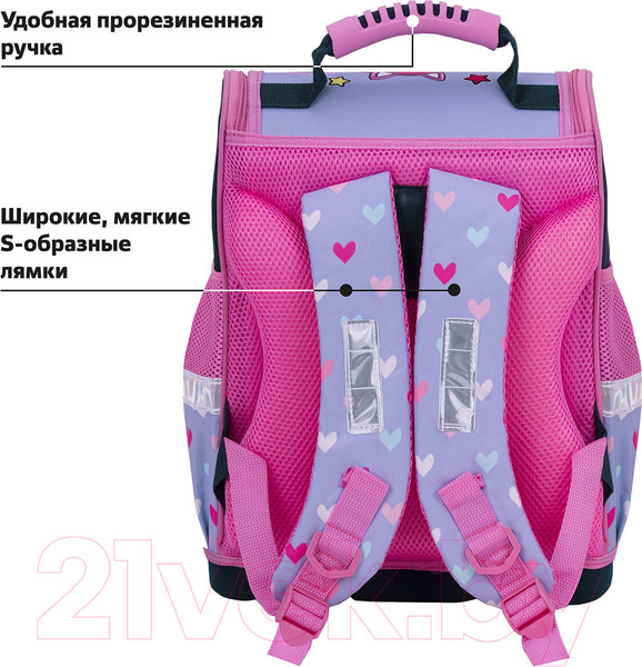 Изображение товара Школьный рюкзак Юнландия Wise. Anime Hugs / 272074